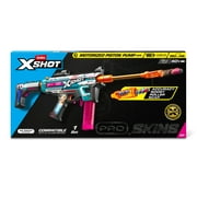 XSHOT Pro Motorized Piston Pump AEB by ZURU Outdoor Blaster 40 Air Pocket Technology Half Darts for Ages 14+