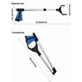 thumbnail image 2 of 32" Elderly Assist Grabber Foldable Reacher Tool with Non-Slip 360° Rotating Head - Essential Post-Surgery Aid & Daily Mobility Helper, 2 of 7