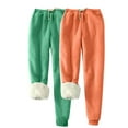 thumbnail image 2 of 2 Pack Women's Sweatpants Casual Loose Solid Color Green Sweatpants Long Pants S-5XL, 2 of 7
