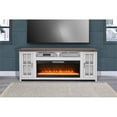 thumbnail image 2 of Pemberly Row Contemporary 76" Media Console with Electric Fireplace, 2 of 4