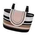 thumbnail image 1 of koolsoo Bike Basket Bike Decoration Front Basket for Shopping Riding Camping Brown, 1 of 9