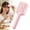 Pink, variant on Portable Dual-Use Hair Trimming Comb 2-in-1 Razor Comb Tool, Adjustable Razor Comb with 1 Stainless Steel Blade for Bangs Thinning and Home Hair Styling