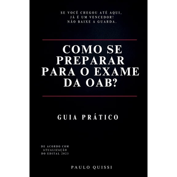 Como Se Preparar Para O Exame Da Oab?, (Paperback)