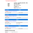 thumbnail image 2 of Air Filter For Isuzu NPR NPR-HD NRR NQR 4HK1 5.2L 4JJ1 3.0L 2005-2026, 2 of 2
