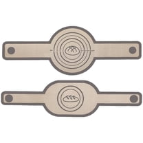 KDFWDM Silicone Bread Sling Oval and Round - Non-Stick & Easy Clean Reusable Oval Silicone Baking Mat for Dutch Oven with Long Handles Sourdough Bread Baking Mat Tools