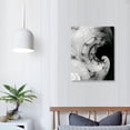 thumbnail image 3 of ARISTURING Black and White Abstract Print Artwork Modern Canvas Painting Wall Art Decor for Living Room Bedroom Bathroom 16x20 inch, 3 of 4