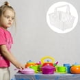 thumbnail image 3 of EeaseCA 10pcs Simulation Shopping Baskets Plastic Basket Toys Mini Candy Baskets, 3 of 8