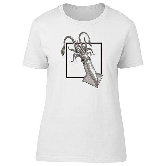 Squid On A Square Tee Men's -Image by Shutterstock
