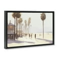 thumbnail image 4 of Stupell Industries Running on Tropical Beach Landscape & Nature Painting Black Floater Framed Canvas Art Print Wall Art, 31 x 21, 4 of 10
