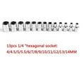 thumbnail image 3 of Socket Set, 46 Pieces, Spanner Socket Set 1-4" Car Repair Tool, Ratchet, Wrench Set Hand Tool, Blue | Chrome Vanadium Steel, Torx, Hex | Extension Bar & Sliding T-Bar For Easy Operation, 3 of 5