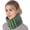Green, variant on Gymayou Plaid Knit Neck Gaiter for Men Women Double Layer Loose Tube Neck Warmer Fashion Checkered Neck Cover Breathable Warm Outdoor Neck Scarf