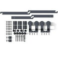 thumbnail image 1 of 3.3-8Foot Bi-Folding Sliding Barn Door Hardware Kit Heavy Duty For 4 Doors ,Easy Install, 1 of 6