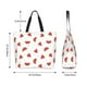 thumbnail image 5 of Disketp Hand Drawn Watermelon Bolsa Tote Estampada para Mujer, Bolso de Hombro y de Mano para Compras y Viajes, 5 of 8