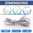 thumbnail image 7 of Flexible But Durable Cable Ties, Self-locking Nylon Ties For Extreme Temperatures, Heavy Duty UV Resistant Zip Ties, Ideal For Both Indoor And Outdoor Environments, 7 of 7