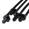 thumbnail image 3 of 30x Car Line Cable Tie Zip Tie Push Wiring Clip Loom Harness Fastener, 3 of 5