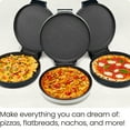 thumbnail image 3 of Chefman 12” Everything Maker Countertop Electric Pizza Oven, Midnight, 3 of 8