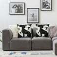 thumbnail image 3 of Acheng Dachshund Heart Throw Pillow Covers Set of 2, Painting Dachshund Gifts for Dog Lover,Decorative Flannel Pillow case for Sofa Couch Bed White, 3 of 6