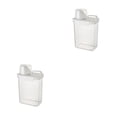 thumbnail image 2 of Caja de almacenamiento de alimentos Wosthever organizador de cacahuetes de arroz transparente 1800ml Tipo 1, 2 of 6