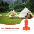 thumbnail image 3 of KONTONTY 10Pcs Aluminum Alloy Tent Pole Plastic Red Prevent Collapse Tent Pole Tips Caps for Camping, 3 of 8