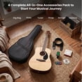 thumbnail image 2 of Fender CD-60S Solid Top Dreadnought Acoustic Guitar - Natural w/ Gig Bag, 2 of 9