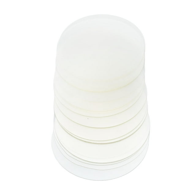200 Feuilles de Film de Badge Transparent Durable PVC Transparent Film Protecteur Multi-Usage pour Fournitures de Fabrication de Badge Rond