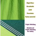 thumbnail image 3 of YSTIANN Portable Camping Hammock – Double/Single Size, Ultralight Nylon Parachute Fabric with 2 Tree Straps – Perfect for Backpacking, Beach, Backyard & Outdoor Adventures AZ78-3048, 3 of 7