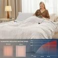 thumbnail image 5 of Cozy Comfort Heated Blanket Electric Twin, Flannel Electric Blanket, with 10 Time Settings, 6 Heat Settings, and 8 hrs Timer Auto Shut Off (62x84 inches, Cream), 5 of 6