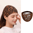 thumbnail image 5 of Diademas de encaje para mujer – Paquete de 4 impresionantes diademas de encaje floral anchas elásticas – Diademas de moda para mujer Adepaton CPB-DE-LYY836-3, 5 of 5
