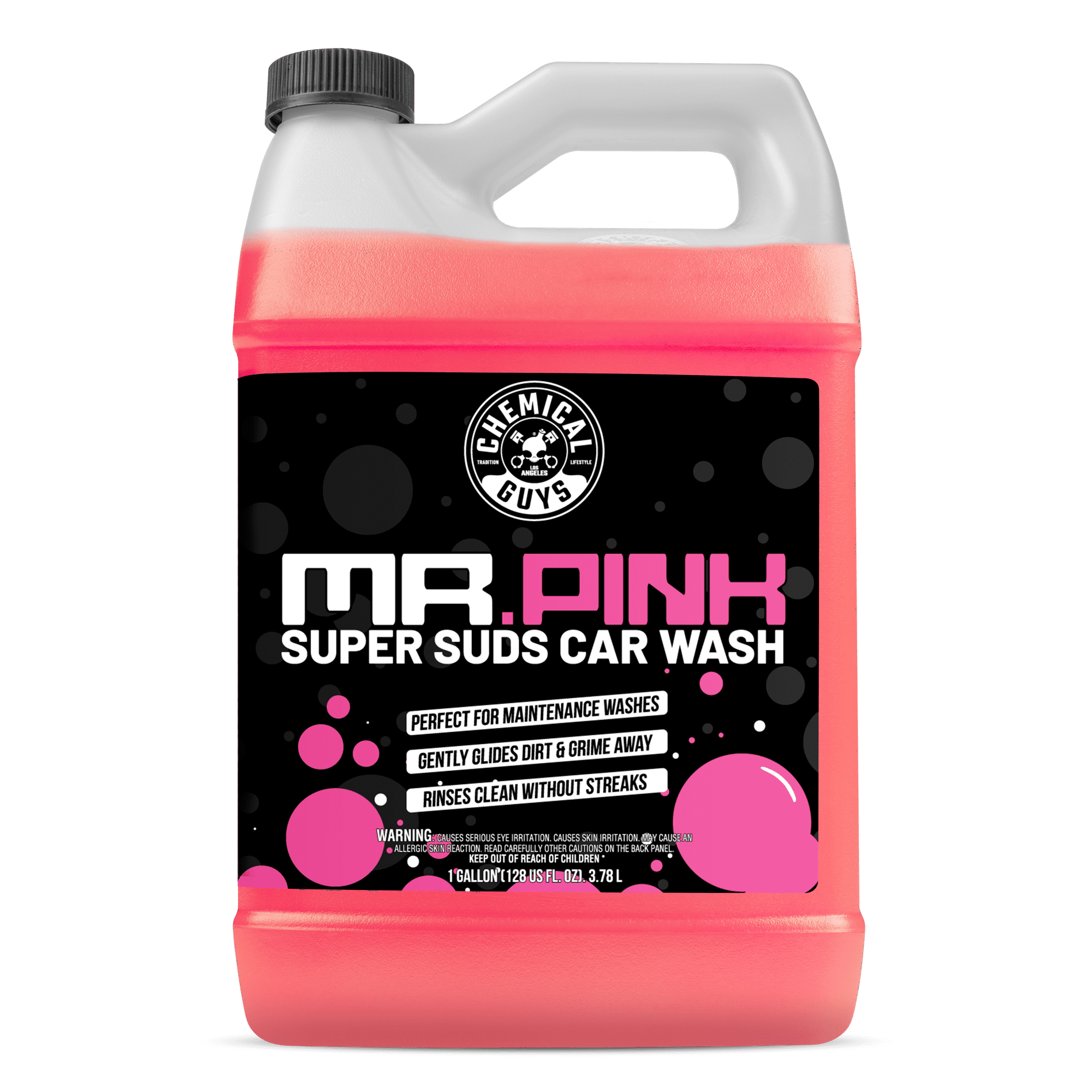 Chemical Guys Mr. Pink Super Suds Shampoo And Superior Surface Cleaning Soap (1 Gallon) (CS 4)