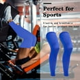 thumbnail image 4 of Outdoor breathable sun protection shin pads basketball mountaineering knee pads-blue, 4 of 5