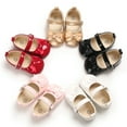 thumbnail image 2 of 5 Colors Infant Kids Girls Princess Shoes Color Bowknot Footwear Walking Shoes Outfits 0-18M, 2 of 7