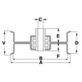 thumbnail image 2 of New Stens Flat Idler 280-810 for John Deere AM138079, 2 of 5