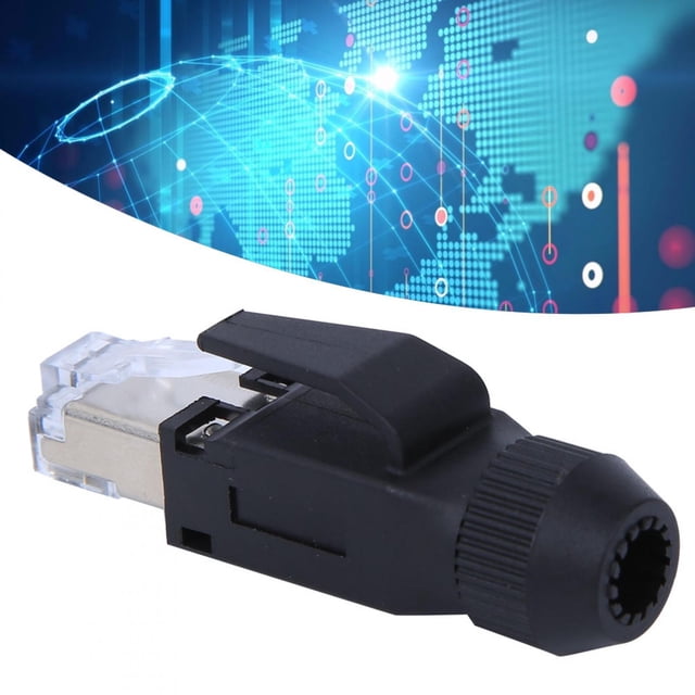 Connecteur Rj45 Connecteur Étanche Rj45 Adaptateur 4PCs Rj45 2P07-RJ45 Adaptateur de Câble Connecteur Étanche pour les Fournitures Électriques