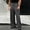 Black, variant on Dpytoraw Men's Pleated Wide Leg Pants 3D Pleats Relaxed Fit Casual Trousers Black L