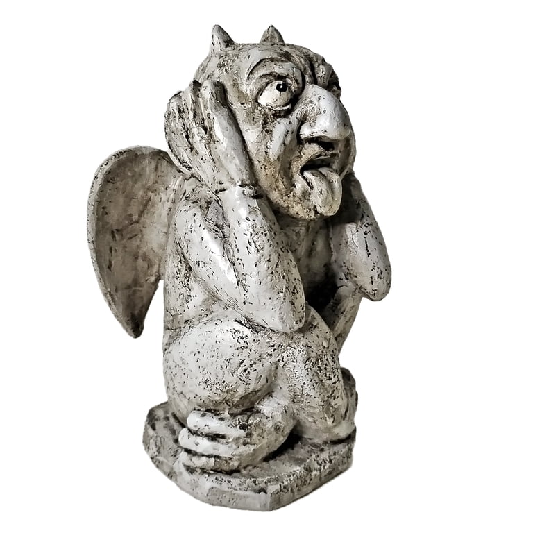 Winged Gargoyles Statue Garden Guardian Sculpture Gothic Indoor