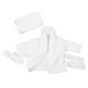 thumbnail image 2 of Newborn Bathrobe Pure Cotton Thickened Baby Photo Bathing Suits Photo Garment (White Suitable for 0-1 Month Baby), 2 of 4