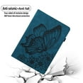 thumbnail image 3 of XYX Case for Lenovo Tab P11 Pro Gen 2 11.2 2022 ZAB50194GB ZAB50043SE, Retro Butterfly Slim Folio Stand Cover (Blue), 3 of 6
