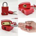 thumbnail image 3 of GHSDFBB Multicolor Small Padlock with Keys, Metal Padlocks Suitcase Locks Luggage Padlocks Keyed Padlock for Backpack, Laptop Bag, Tool Box, Lockers-Perfect for School Gym Classroom Matching, 3 of 7