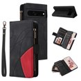 thumbnail image 1 of Compatible with Google Pixel 7 Pro Wallet Case with Card Slots PU Leather Zipper Flip Folio Cover, 1 of 5