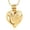 Gold, variant on Hollow Parrot Urn Necklace Heart Shape Cremation Jewelry with Hollow Urn Pendant Memorial Jewelry for Human Ashes Urn Necklace