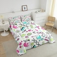 thumbnail image 3 of Science Theme Comforter Set Full Math Equation Bedding Teens School Educational Dorm Bedroom Decor Science Formula Bedding Comforter Sets Chemical Subject Theme Duvet Insert, 3 of 5