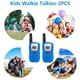 thumbnail image 4 of Walkie Talkie para niños, 8 canales, Radio bidireccional, linterna para niños, juego de Walkie Talkies, regalos para niños, juguetes para niñas y niños (1 par, azul) Ormromra LN-1375, 4 of 5