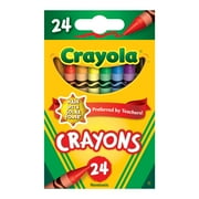 Crayola Classic Crayons, Assorted Colors, Back to School, 24 Count