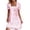 Pink, variant on Women's Dresses 2026 Summer Short Sleeve Mini Dress Square Neck Ruffle Hollow Out Eyelet Lace Mini Sundresses,Red (XL)