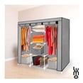 thumbnail image 3 of Closet Armable LUMO organizador Rack Portatil gris, 3 of 7