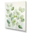 thumbnail image 2 of Designart "Minimalistic Scenery Of Green Leaves I" Leaves Wall Art Prints, 2 of 7