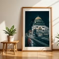 thumbnail image 6 of Buffalo Savings Bank - Buffalo New York Photography Architecture Nightlife City Winter Street Photography Snow Travel Poster Oak Framed Wall Art Print 8 x 10 inches, 6 of 12