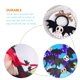 thumbnail image 3 of 4pcs Corros para el cabello para niñas Skeleton Bat Scrunchies Cabello Bandas para el cabello, 3 of 5