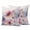 Purple, variant on Light Blue Tulip Outdoor Pillow Covers 16"x16" Set of 2,Waterproof Throw Pillow Covers for Patio Furniture,Farmhouse Abstract Elegant Flowers Decorative Cushion Pillowcases for Garden Couch Sofa
