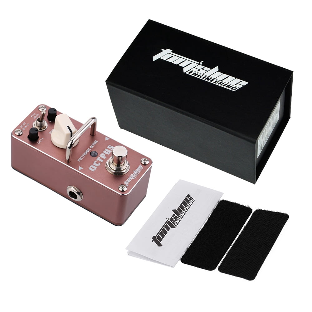 Aibecy Octave Electric Guitar Effect Pedal AOS-3 Octpus Polyphonic Mini Single Effect True Bypass